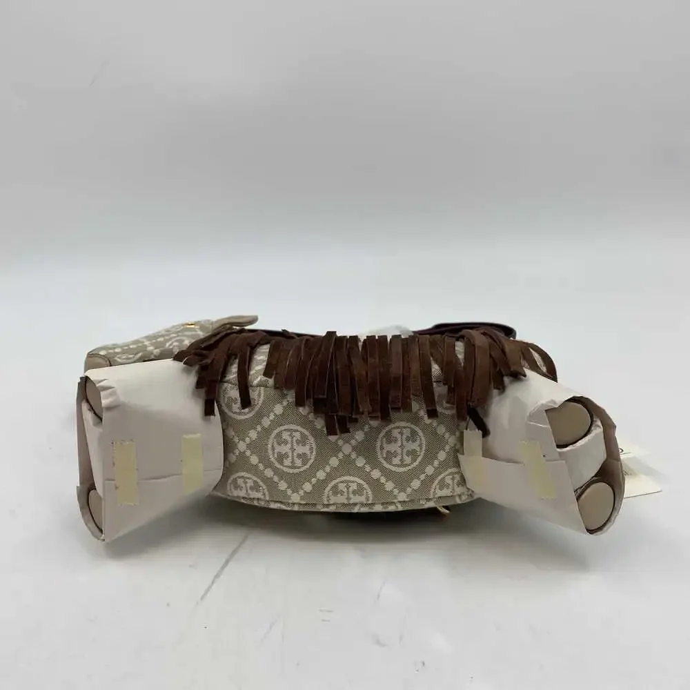 Tory Burch Brown Leather Crossbody | Lunar Year of the Horse OS